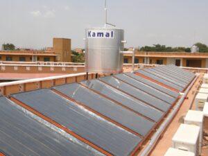 4000 LPD Heat Pump Solar Water Heater – MS Epoxy Coated Water Heating System (Kamal)