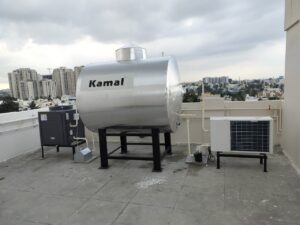 Heat Pump with Storage Tank 2000L MS Epoxy Coated (Kamal)